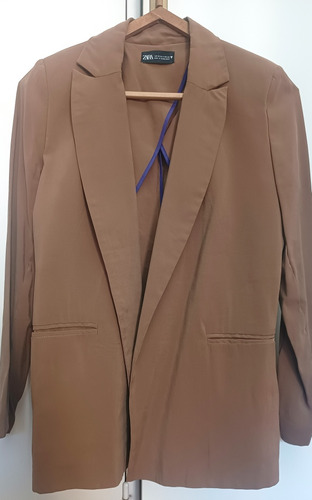 Blazer Zara Maria Cher Talle M Color Marrón Impecable! 