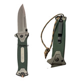 Cuchillo Cazador Supervivencia Navaja Tactica Militar Acero 