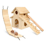 Hamster Toys House, Paquete De 3 Unidades Para Hámsteres, Co