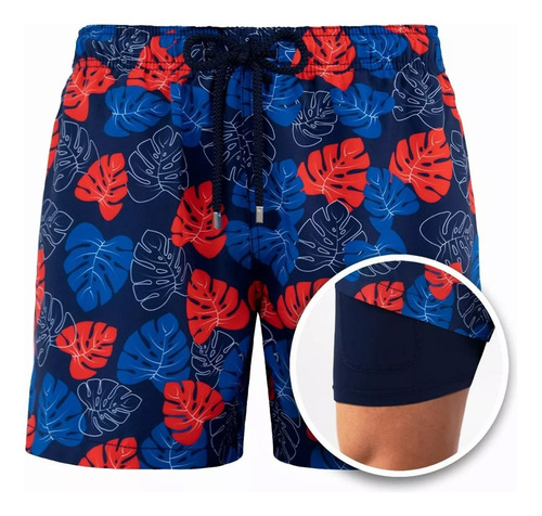 Shorts Para Hombre Plus Shorts Board Con Talla Hawaiana Para