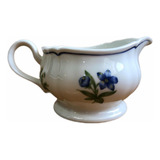 Salsera Vintage De Porcelana, Flores Silvestres