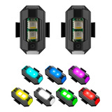 Set X 2 Luces Led Bicicleta Moto Auto Recargable Usb Rgb