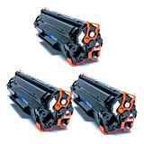 Kit 3x Toner Evolut Compatível C/ Hp Ce285a 85a P1102w M1132