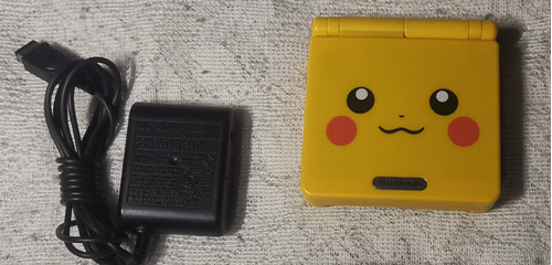 Game Boy Advance Sp Un Brillo Edición Pikachu Carcasa Custom