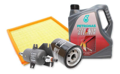 Kit Filtros + Aceite Selenia K 15w40 Fiat Siena 1.6 98-00