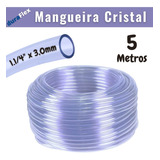 Mangueira Cristal Pvc Siliconado 1.1/4  X 3,0mm 5 Metros