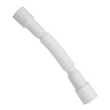 Tubo Caño Corrugado Flexible Extensible Blanco Latyn