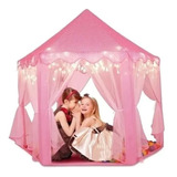 Barraca Infantil Tenda Cabana Castelo Princesas C/ Luzes Led