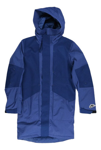 Nke Hypershield Parka Talla M Color Azul Thermore Relleno