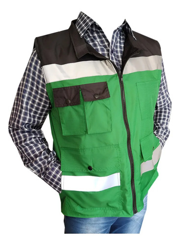 Chaleco Reflejante Seguridad Industrial Supervisor Ligero