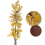 Árvore Fícus Amarelo Planta Artificial Grande Sem Vaso