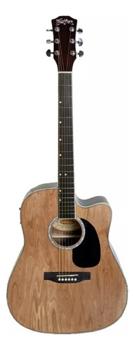 Guitarra Electroacústica Washburn Wa47ce N Natural