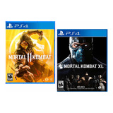 Combo Pack Mortal Kombat 11 + Mortal Kombat Xl Ps4 Nuevos*