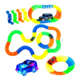 Pista Magic Track Carro Luz 160piezas Juguete Niño Auto 7206