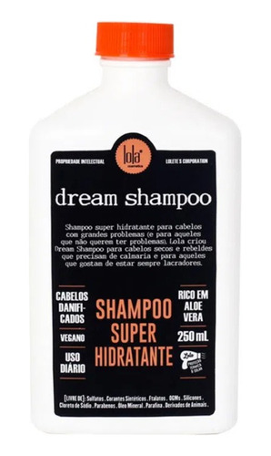 Shampoo Hidratante Dream Cream Lola Cosmetics