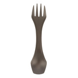 Titanium Spork Tenedor Combo Cubiertos Utensilio Gadget De