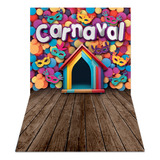 Fundo Fotográfico De Carnaval Pet  2,50x1,75 Pn-01466