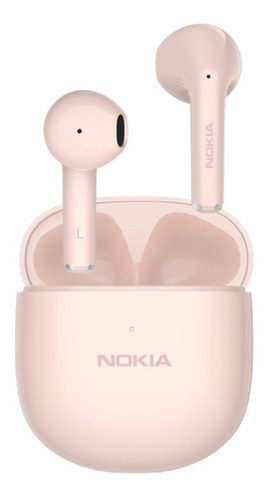 Auriculares In-ear Inalámbricos Nokia Essential True Wireless E3110 Rosa Con Luz Led