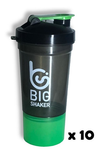 Vaso Shaker Mezclador Antigrumos Verde X10