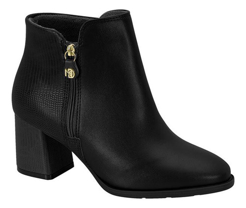 Bota Modare Peluciada Ankle Boot Salto Bloco Ultraconforto