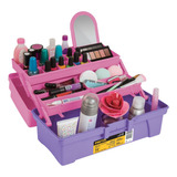 Caja Cosmetiquera Organizadora Para Maquillaje Con Espejo