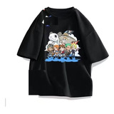 Camiseta De Manga Corta Pure One Piece Luffy Thousand Sunny