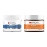 Kit Biosmotic Water Cream + Radian C Face Cream Lidherma