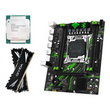 Kit Placa Mãe X99 + Xeon 2630 V4 + 16gb Ddr4 + Brindes