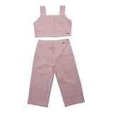 Conjunto Feminino Infantil Xadrez 3 Cores Tam. 04 06 08