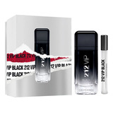 Carolina Herrera 212 Vip Men Black 100ml Edp + 10ml Set