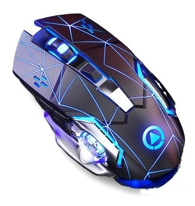 Mouse Óptico Gamer Yindiao A4 1600dpi 3 Modos Con Luz Led 