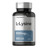 L-lisina 1000mg Aminoacido Inmunidad Reforzada 100 Americano