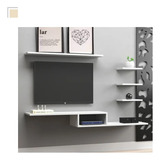 Kit Prateleiras Nicho Para Tv Rack Home Suspenso Sala Quarto