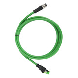 Cable De Conexión M12  Conector Rj45  Cable Blindado Etherne