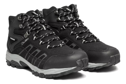 Bota Alaska Llaima Trekking Waterproof Hombre Negra