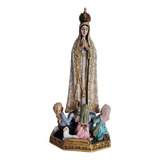Virgen De Fátima 31cm De Alto.