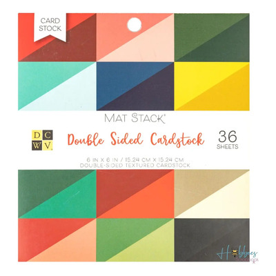 36 Hojas Block Papel Cartulina Texturizada Colores Scrapbook