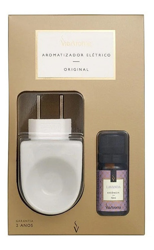 Aromatizador Elétrico Original Com Essência Via Aroma - 10ml