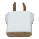 Adaptador Americano Pata Oblicua A Recta iPhone iPad