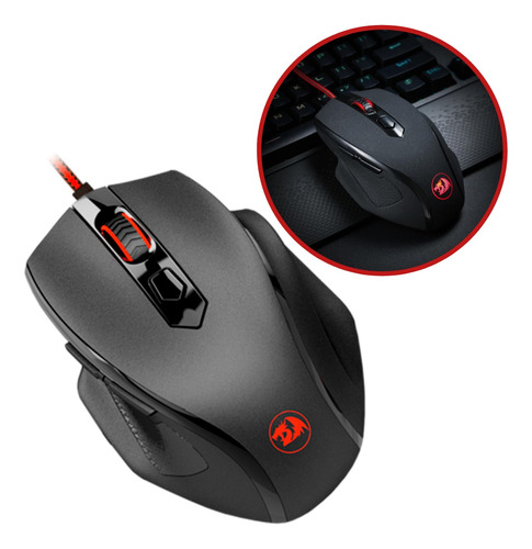 Mouse Gamer Redragon  Tiger 2 M709-1 Preto Pronta Entrega