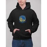 Poleron Warriors Golden State  Nba Canguro Algodon Invierno