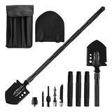 Camping Folding Shovel Survival Tool With Carrying Pouc...