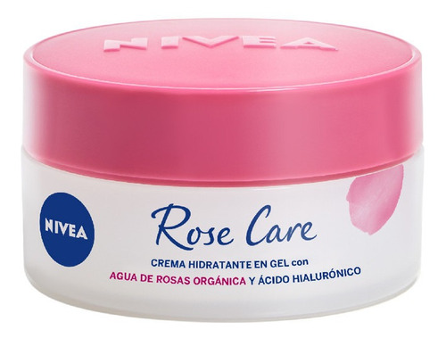 Crema Gel Nivea Facial Rose Care Hidratante X 50 Ml