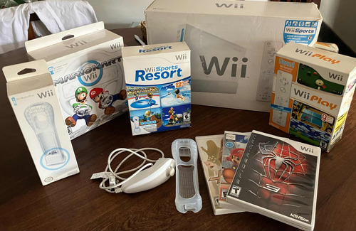 Nintendo Wii Usada + Juegos Originales