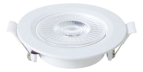 Bala Led De Nicho 5w 110v Redonda Ojo De Buey Luz Blanca X3