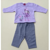 Conjunto De Moletom Kyly Feminino Infantil Bebe  207617 