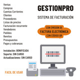 Programa De Facturación P/ Facturas Electrónicas Gestionpro