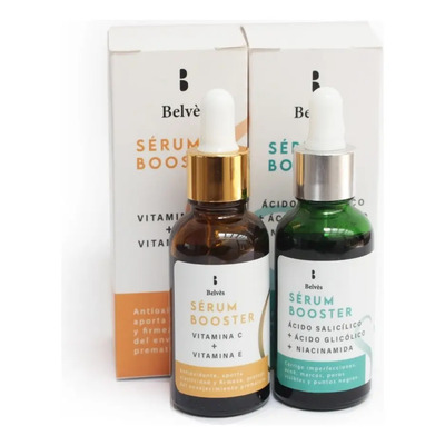 Serum Belves Acido Salicílico Glicólico Niacinamida Vitamina E C Piel | MercadoLibre