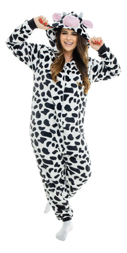 Macacão Pijama Kigurumi Feminino Fleece Adulto Inverno