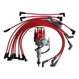 Ford 289-302 Cables Bujía + Distribuidor Electrónico Rojo 